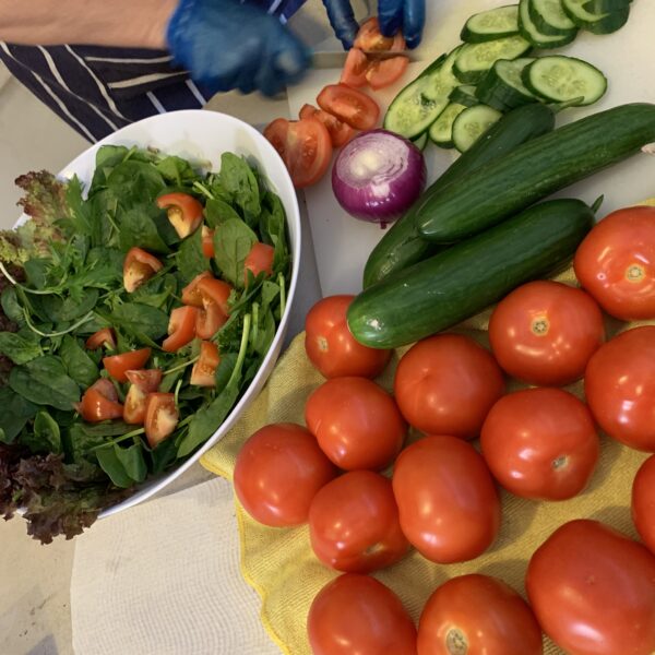 Spitroast Produce Penrith. We source fresh produce locally. Garden salad made on-site.